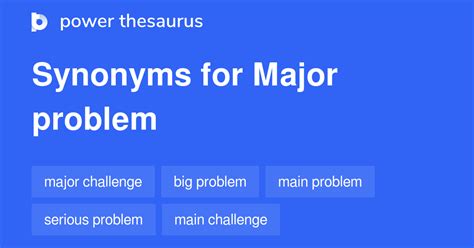 Major, Major Problem .